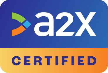 A2X Certified badge