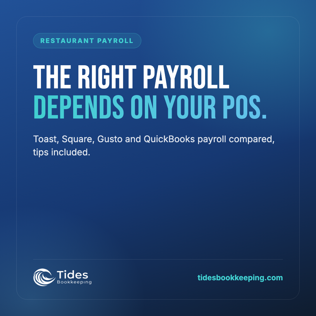 Restaurant payroll: Depends on your POS